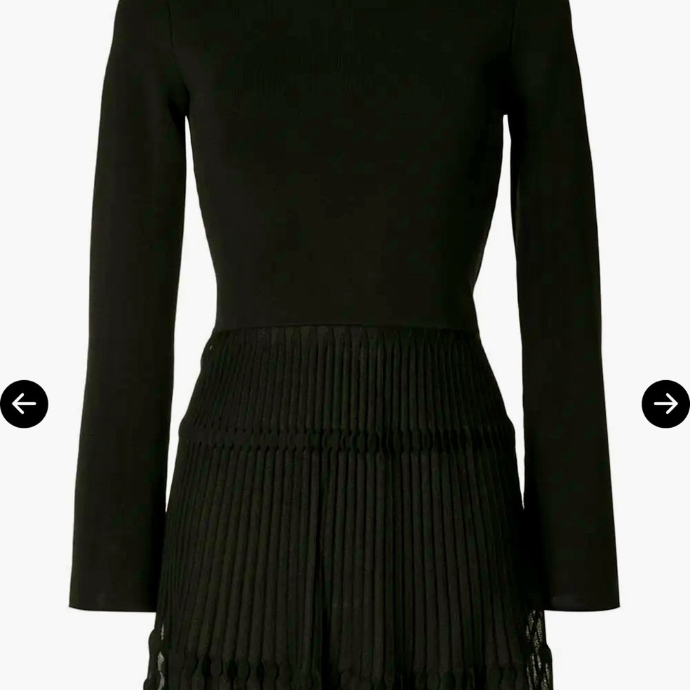 Alexis Iris Mini Dress in Black